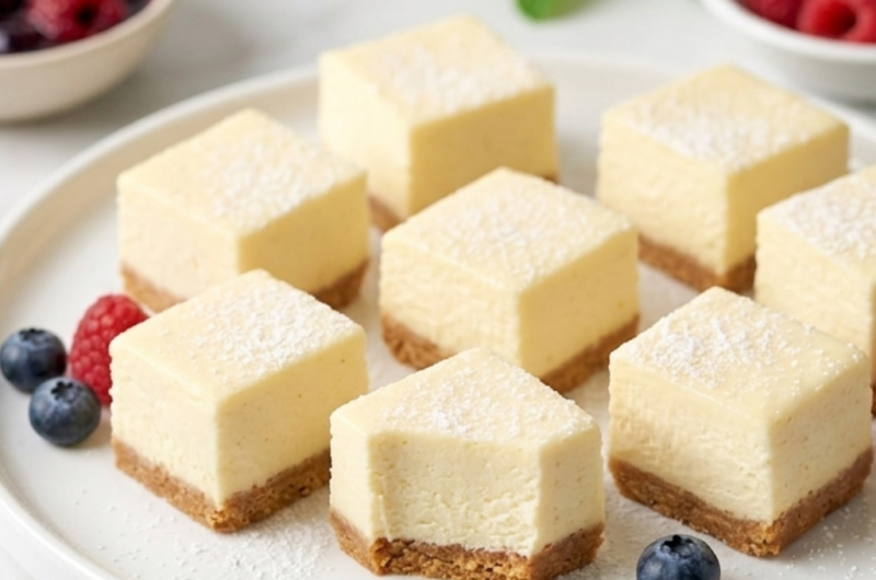 Easy Sugar-Free No-Bake Keto Cheesecake Bites Recipe