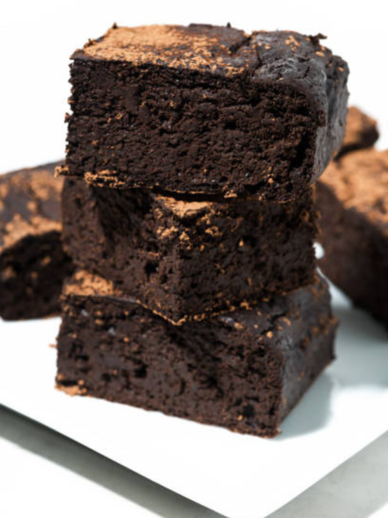 Sugar-Free Fudgy Avocado Chocolate Brownies