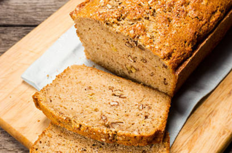 Almond-Zucchini Bread with Natural Maple