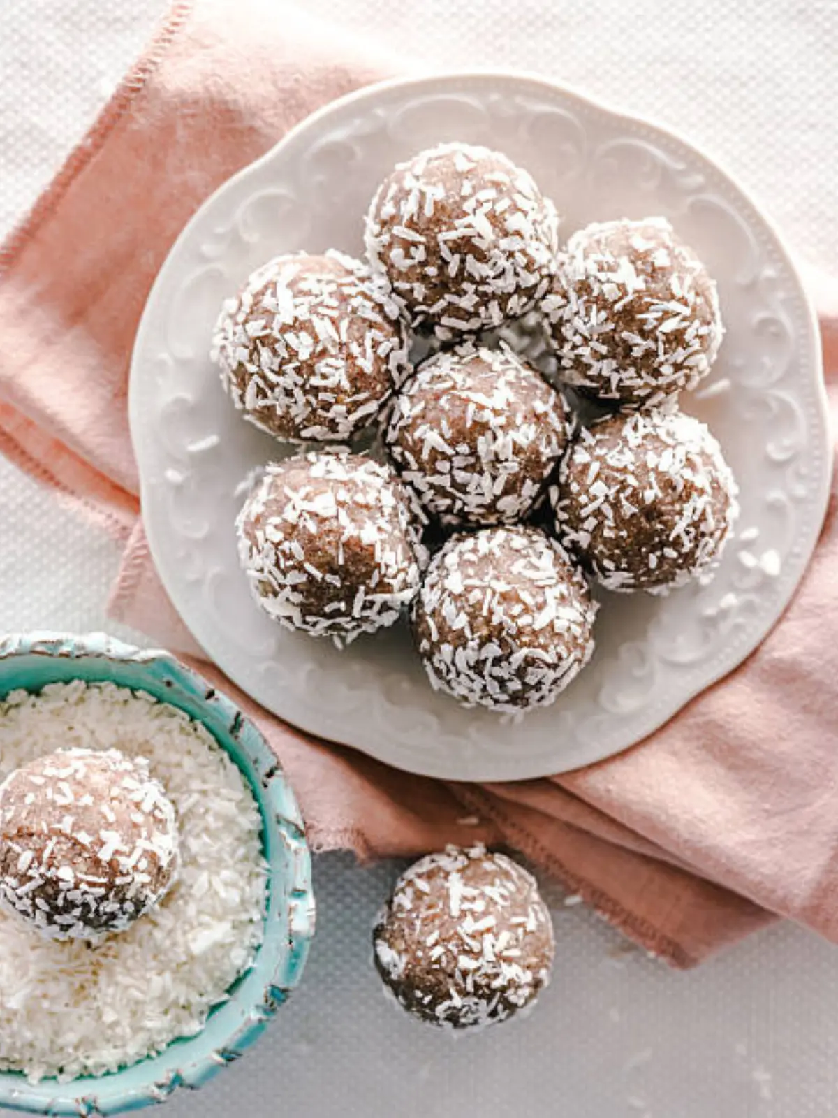 Date-Sweetened Coconut Truffles Made Without Refined Sugar