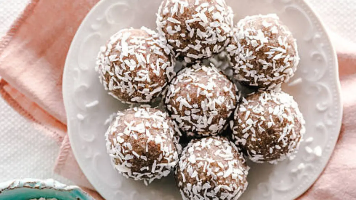 Date-Sweetened Coconut Truffles Made Without Refined Sugar