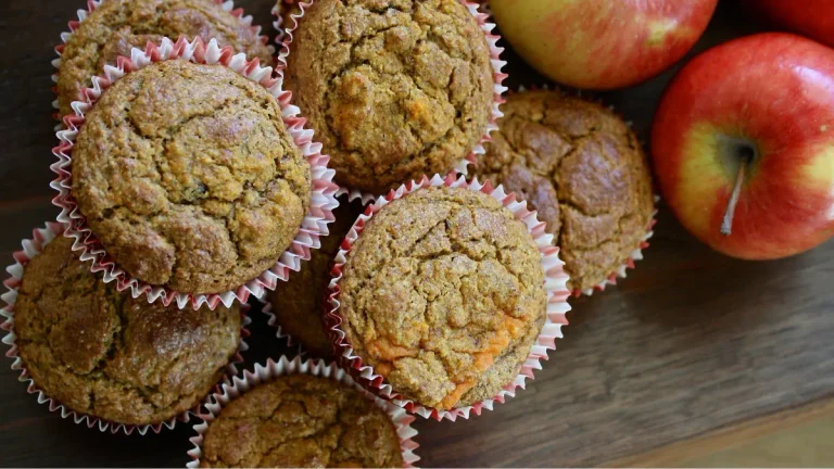 Date-Sweetened Apple Cinnamon Muffins (No Refined Sugar)