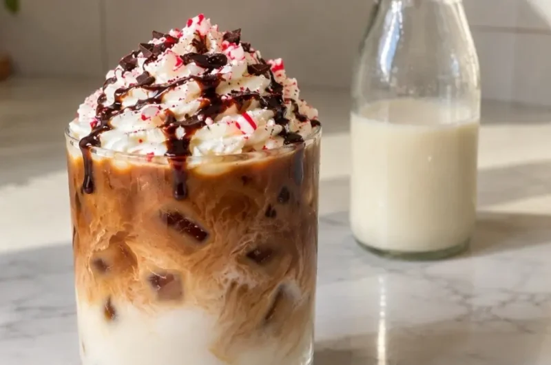 This 5-Minute Peppermint Dark Chocolate Iced Coffee Tastes Better Than My Coffee Shop's Version