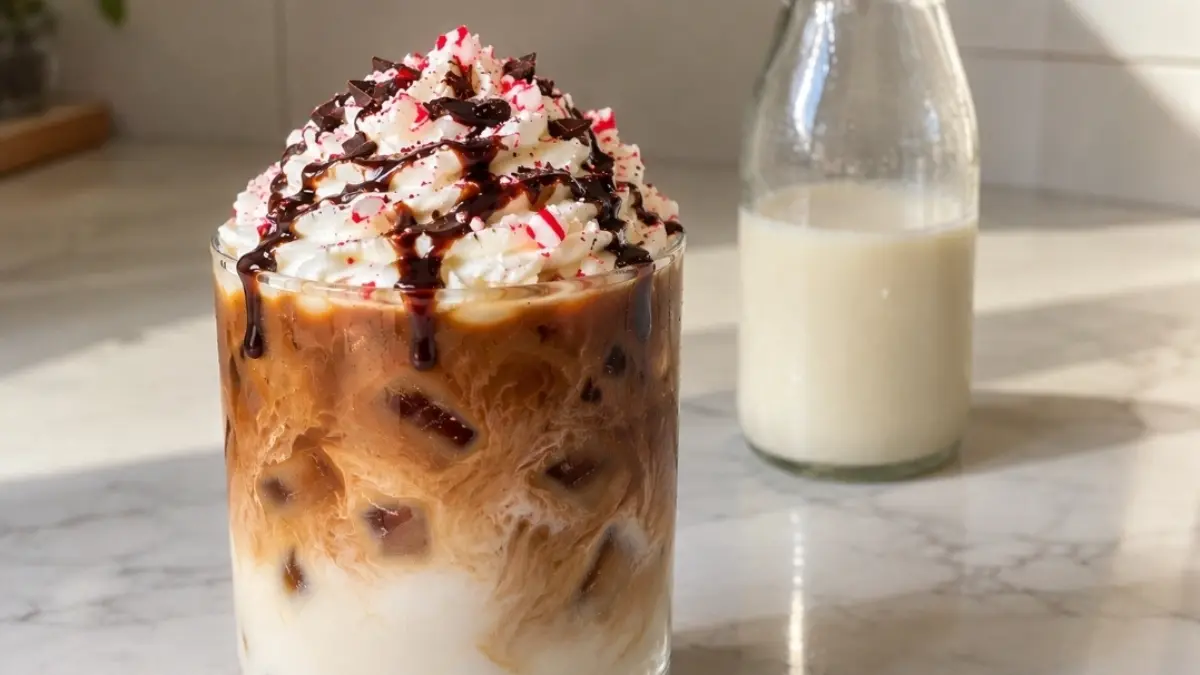 This 5-Minute Peppermint Dark Chocolate Iced Coffee Tastes Better Than My Coffee Shop’s Version