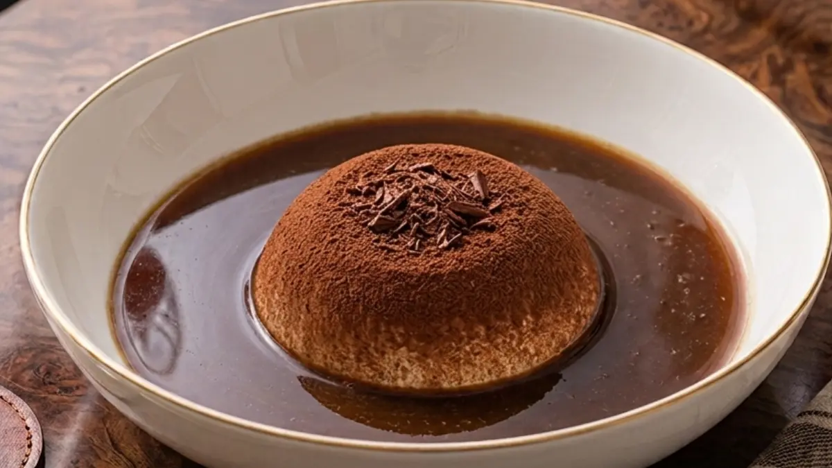 Keto Tiramisu Affogato | Hot Espresso Melting Over Sugar-Free Mascarpone Ice Cream