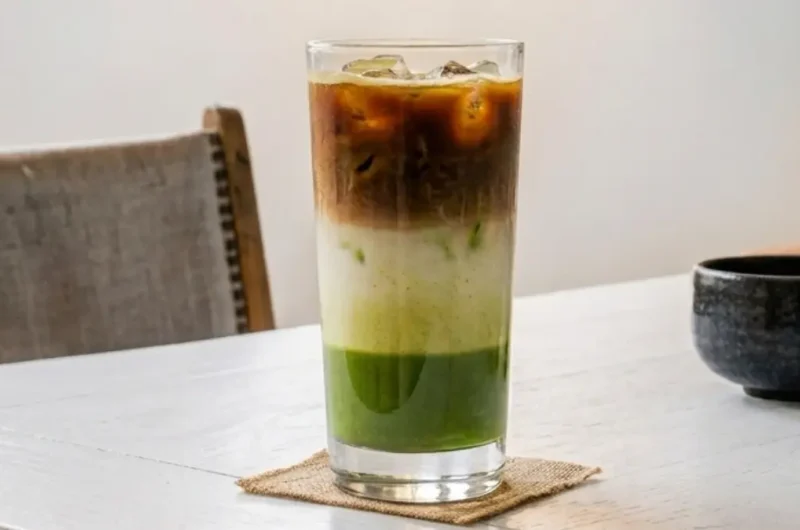 Matcha Espresso Fusion | The Layered Coffee Trend Everyone's Making at Home