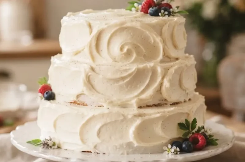 This Keto Vanilla Birthday Cake Fooled My Whole Family (No Sugar, All Flavor)