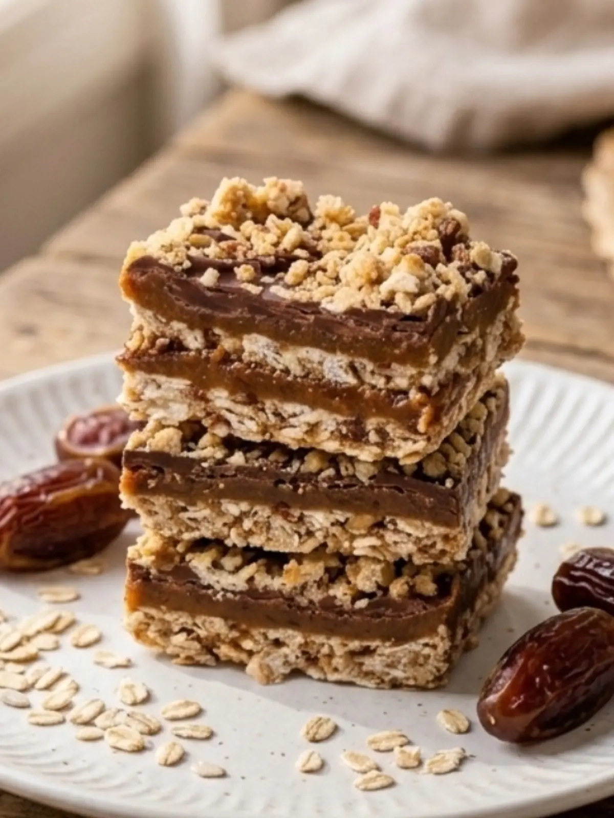 Date-Sweetened Oat & Nut Granola Bars (Refined Sugar-Free)